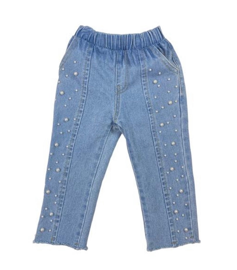 Toddler Pearl Stud Jeans