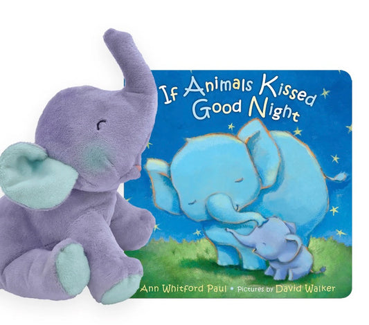 If Animals Kissed Good Night Book and plush toy